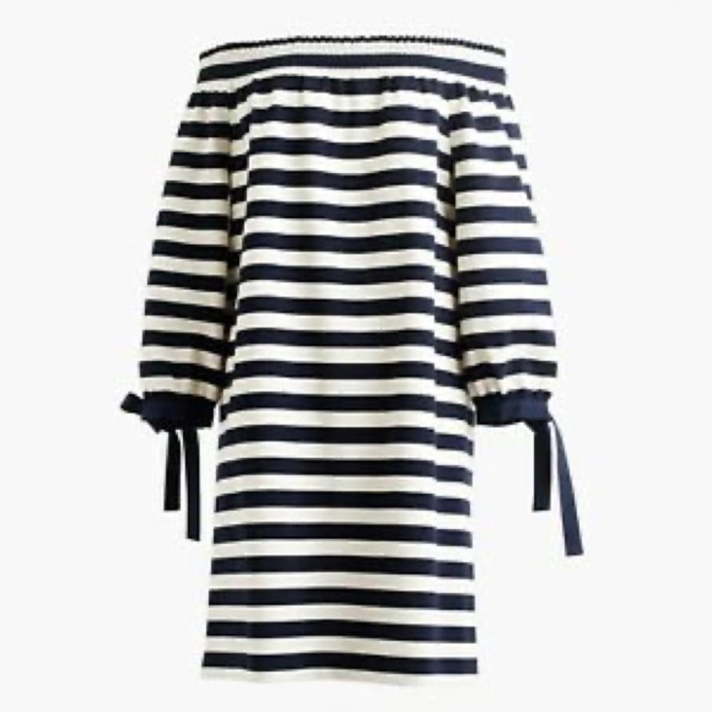 J Crew Striped Shift Dress